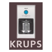 Krups KM100050 Coffee Machine manual cover