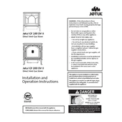 Jotul GF 100 DV II Stove manual cover