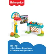 Fisher Price Mattel Laugh and Learn 4-in-1 Game Experience HFT70 Toy manual cover