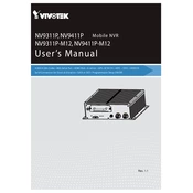 Vivotek NV9311P NVR manual cover