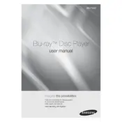 Samsung BD-F5900 Blu-ray Player manual cover