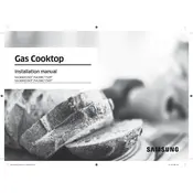 Samsung NA30K6550 Cooktop manual cover