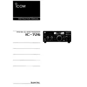 Icom IC-726 Transceiver manual cover