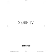 Samsung The Serif LS001 UN40LS001AFXZA TV manual cover