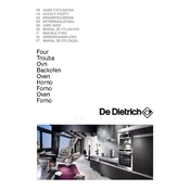 De Dietrich DOP800X Oven manual cover