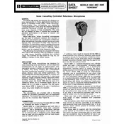 Shure 488A Microphone manual cover