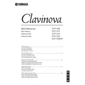 Yamaha Clavinova CLP-535 Piano manual cover