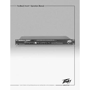 Peavey Feedback Ferret Control System manual cover