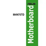 ASUS M4N75TD Motherboard manual cover