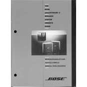 Bose Acoustimass 3 manual cover