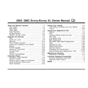 GMC Envoy 2003 manual cover