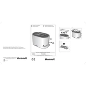 Brandt TO-1408A Toaster manual cover