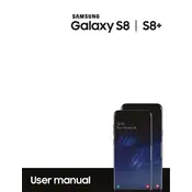 Samsung Galaxy S8 Plus C Spire SM-G955UZKAACG Phone manual cover