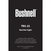 Bushnell 731309 Scope manual cover