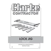 Clarke 6462122 CLJ120 Lock Jig manual cover