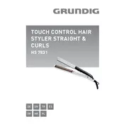 Grundig Touch Control HS 7831 Hair Dryer manual cover