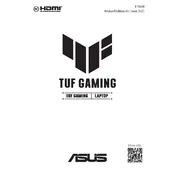 ASUS TUF Gaming F15 Laptop manual cover