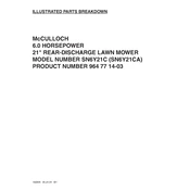 McCulloch SN6Y21C manual cover