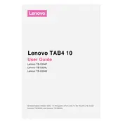 Lenovo TAB4 10 TB-X304F Tablet manual cover