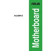 ASUS H110M-E Motherboard manual cover