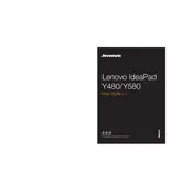 Lenovo IdeaPad Y480 Laptop manual cover