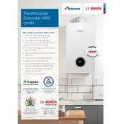 Worcester 4000 25kW Boiler manual cover