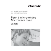 Brandt SE2617B Microwave Oven manual cover