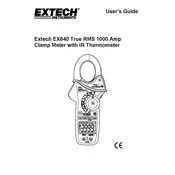 Flir Extech EX840 Clamp Meter manual cover