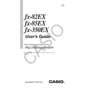 Casio fx-82EX Calculator manual cover