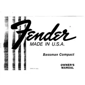 Fender Bassman Compact 1981-1985 Amplifier manual cover