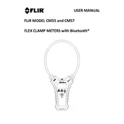 Flir CM55 Clamp Meter manual cover