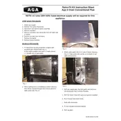 AGA Retro-Fit 3 Oven Conventional Flue Oven manual cover