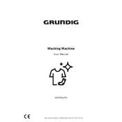 Grundig GW75942TW Washing Machine manual cover