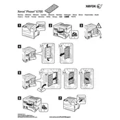 Xerox Phaser 6700 Memory Printer manual cover