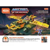 Mega Construx Mattel Probuilder Wind Raider Attack GCP90 Construction Set manual cover