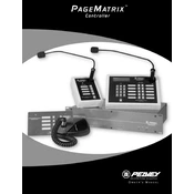 Peavey PageMatrix Control System manual cover