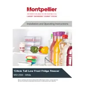 Montpellier MS125W Refrigerator manual cover