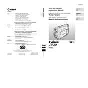 Canon ZR20 manual cover