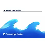 Cambridge Audio DVD 70 Series Player manual cover