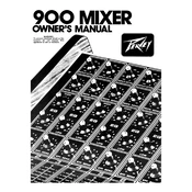 Peavey 900 Mixer Mixer manual cover