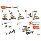 Mega Construx Mattel Inventions Military Building Set Booster FWP18 Construction Set manual cover