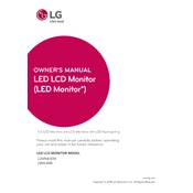 LG 24ML44B 24ML44B-B.AUS Monitor manual cover