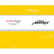 Toyota Matrix 2009 Hatchback