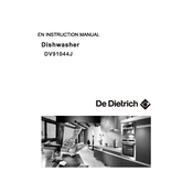 De Dietrich DV91044J Hob manual cover