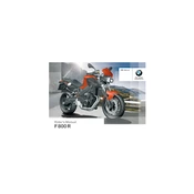 BMW F 800 R 2013 Motorcycle manual cover