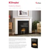 Dimplex Optiflame Dakota Black DKT20BL Electric Fire manual cover