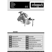 Scheppach KS1000 5903601901 Chainsaw Sharpener manual cover