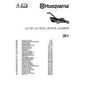 Husqvarna LB 251S Lawn Mower manual cover