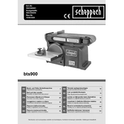 Scheppach BTS900 5903306901 Sander manual cover