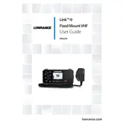 Lowrance Link-9 VHF Radio manual cover